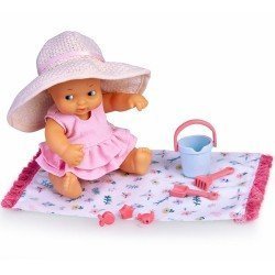 Barriguitas Classic doll 15 cm - Baby playing on the shore