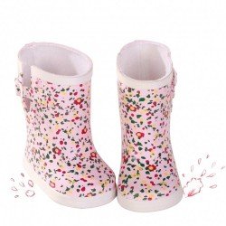 Complements for Götz doll 42-50 cm - Mille Fleurs rubber boots 