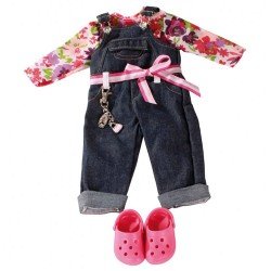 Outfit for Götz doll Götz 45-50 cm - Dungarees Set