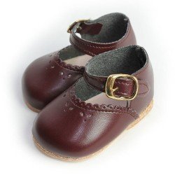 Complements for Mariquita Pérez doll 50 cm - Maroon shoes