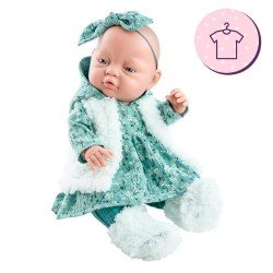 Outfit for Paola Reina doll 45 cm - Flower dress for Los Bebitos