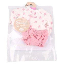 Outfit for Nenuco doll 35 cm - Hearts dress