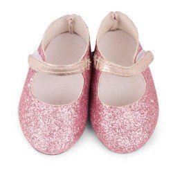 Complements for Götz doll 42-50 cm - Glitter shoes Mary Jane
