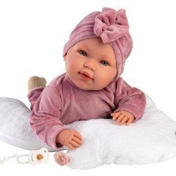 Llorens doll 40 cm - Newborn Abril crybaby with padding
