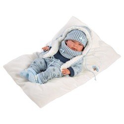 Llorens doll 40 cm - Newborn Nico stars with cushion