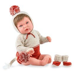 Marina & Pau doll 45 cm - Newborn Luka Vintage