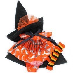 Clothes for Nines d'Onil dolls 23 cm - Little Mia - Orange witch costume