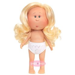 Nines d'Onil doll 23 cm - Little Mia with wavy blond hair - Without clothes