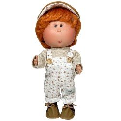 Nines d'Onil doll 30 cm - Mio with orange hair with printed pichi and hat