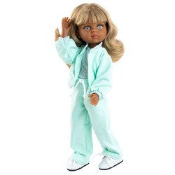 Paola Reina doll 32 cm - Las Amigas Articulated - Cora with green outfit