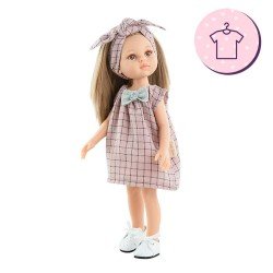 Outfit for Paola Reina doll 32 cm - Las Amigas - Pili - Pink square set