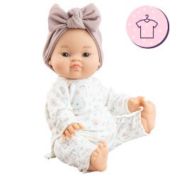 Outfit for Paola Reina doll 34 cm - Gordis - Alessandra - Natural white dress