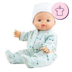 Outfit for Paola Reina doll 34 cm - Gordis - Bruno - Blue seagulls outfit