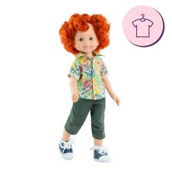 Outfit for Paola Reina doll 32 cm - Las Amigas - Darío - Summer set of prints