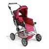 Cochecito Chic Road Star Círculos Fucsia 85 cm