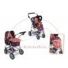 Combi silla y capazo Chic Emotion 2 en 1 Naranja-Morado 77 cm