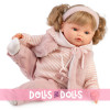 Poupée Antonio Juan 42 cm - Beni lagrimitas avec un pull rayé