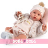 Poupée Antonio Juan 40 cm - Noveau-né Erika avec blouson aviateur