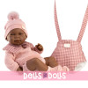 Poupée Antonio Juan 42 cm - Nouveau-né Indira avec porte-bébé