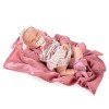 Poupée Antonio Juan 42 cm - Léa nouveau-né avec couverture en mousseline