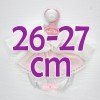 Tenue pour poupée Antonio Juan 26-27 cm - Robe rose avec veste blanche