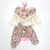 Tenue de poupée Antonio Juan 40-42 cm - Collection Sweet Reborn - Ensemble de fleurs avec foulard et bandeau