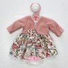 Tenue de poupée Emily de Antonio Juan 33 cm - Robe fleurie avec veste et bandeau
