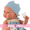 Poupée Así 43 cm - Pablo avec ensemble de la Collection Noel avec couronne