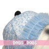 Poupée animal Así 32 cm - Lilly le Bouledogue avec culotte bleue
