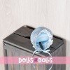 Tenue pour poupée Así 36 cm - Ensemble caraco et pololo en maille bleu clair pour poupée Koke