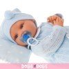 Poupée Antonio Juan 42 cm - Beni avec coussin bleu