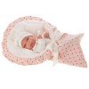 Poupée Antonio Juan 33 cm - Baby Toneta avec couverture rose