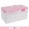Poupée Antonio Juan 33 cm - Malle bébé fille Toneta avec accessoires de salle de bain