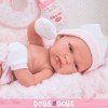 Poupée Antonio Juan 33 cm - Malle bébé fille Toneta avec accessoires de salle de bain