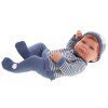 Poupée Antonio Juan 42 cm - Garçon nouveau-né avec legging bleu