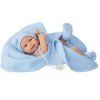 Poupée Antonio Juan 42 cm - Couverture en laine Pipo nouveau-né garçon