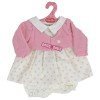 Tenue de poupée Antonio Juan 40-42 cm - Tenue imprimée étoile rose avec veste rose