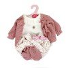 Tenue de poupée Antonio Juan 40-42 cm - Collection Sweet Reborn - Tenue imprimée de fleurs avec chaussons