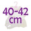 Tenue de poupée Antonio Juan 40-42 cm - Tenue imprimée étoiles avec chapeau