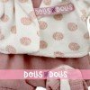 Tenue de poupée Antonio Juan 40-42 cm - Tenue rose pâle avec veste imprimée et bottines