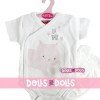 Tenue de poupée Antonio Juan 40-42 cm - Collection Sweet Reborn - Body "oh, baby" avec couche