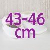 Compléments pour poupée Así 43 à 46 cm - Chaussons blancs pour poupées María, Pablo, Leo, Real Reborn et Limited Series