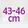 Compléments pour poupée Así 43 à 46 cm - Chaussures blanches pour poupée María, Pablo, Leo et série limitée