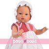 Poupée Así 36 cm - Robe longue Koke étoiles avec top en maille rose