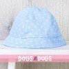 Tenue pour poupée Así 43 cm - Barboteuse bleu clair à pois blancs pour poupée Pablo