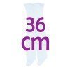 Compléments pour poupée Así 36 cm - Collants bleu clair