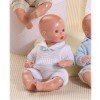 Mini poupée bébé Juanín 20 cm - Avec set de pois blancs