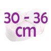 Poupée Así Compléments 30 à 36 cm - Nacelle double face cachemir rose