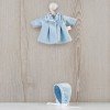 Tenue pour poupée Así 20 cm - Manteau en velours bleu pour poupée Bomboncín