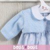 Tenue pour poupée Así 46 cm - Robe bleu médaillon avec veste pour Noor